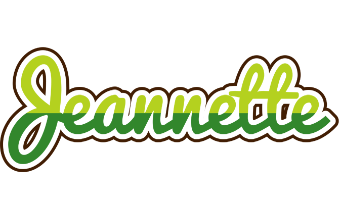Jeannette golfing logo