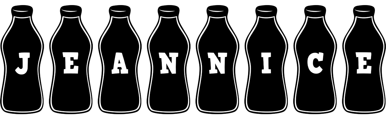 Jeannice bottle logo