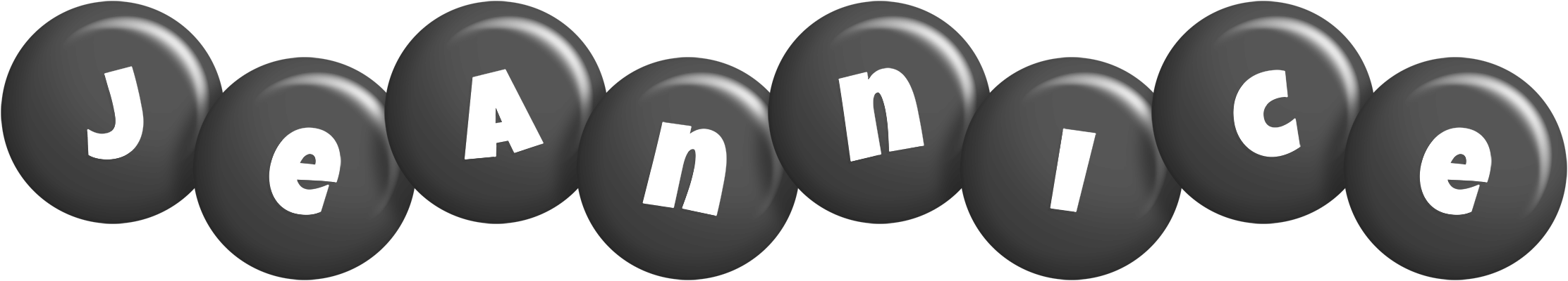 Jeannice candy-black logo