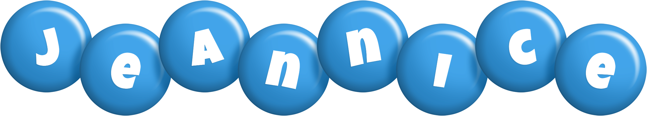 Jeannice candy-blue logo