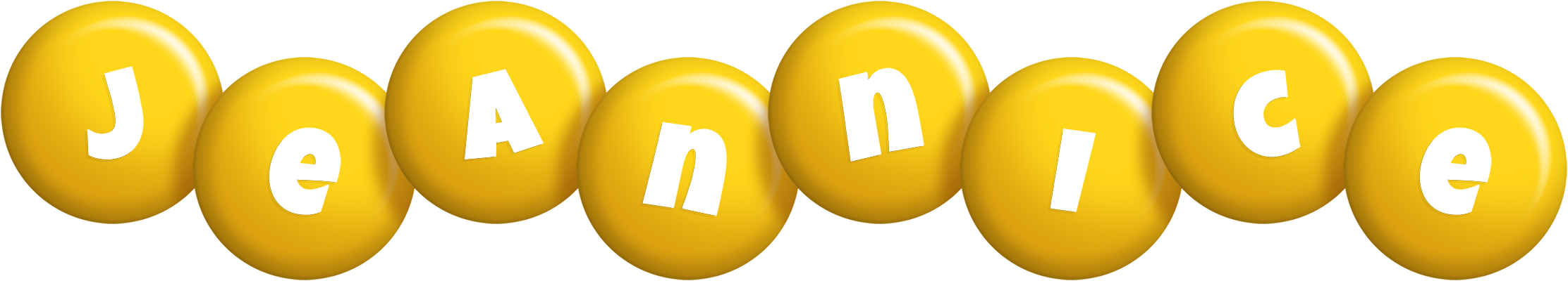 Jeannice candy-yellow logo