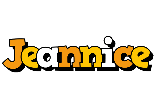 Jeannice cartoon logo