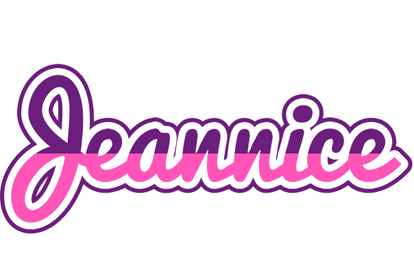 Jeannice cheerful logo