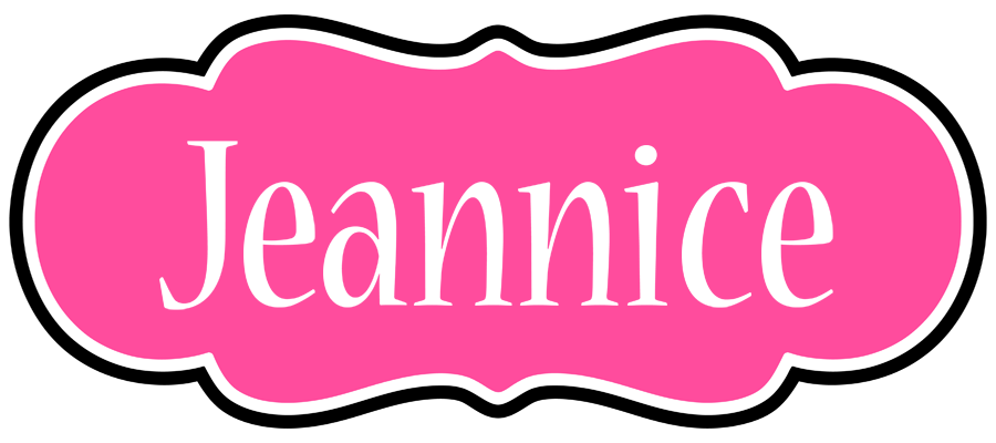 Jeannice invitation logo