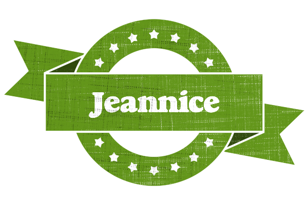 Jeannice natural logo