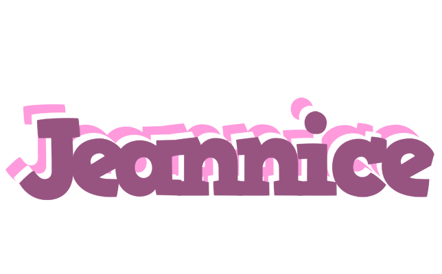 Jeannice relaxing logo