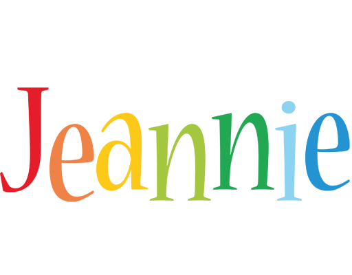 Jeannie birthday logo