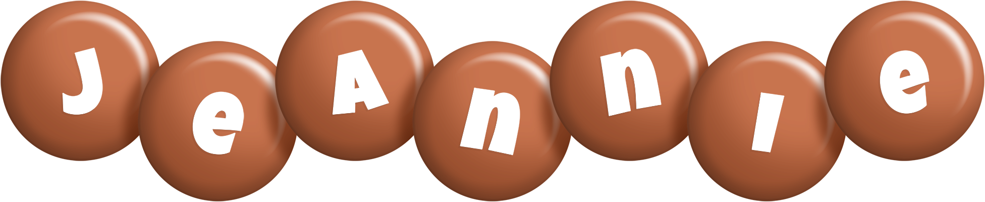 Jeannie candy-brown logo
