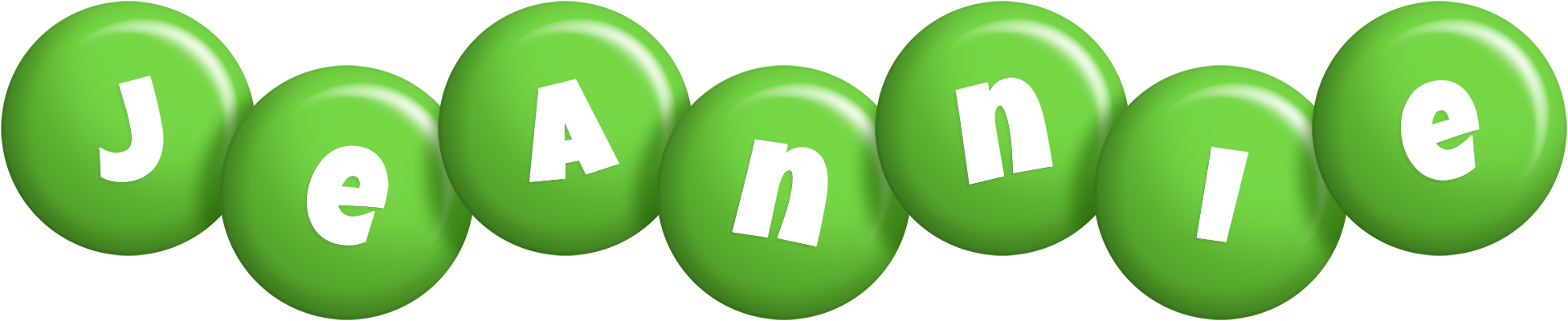 Jeannie candy-green logo