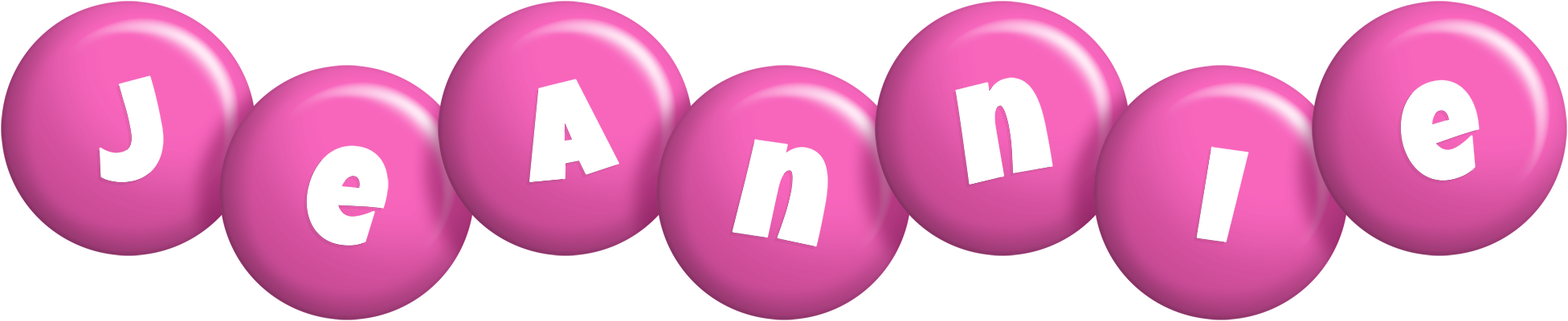 Jeannie candy-pink logo