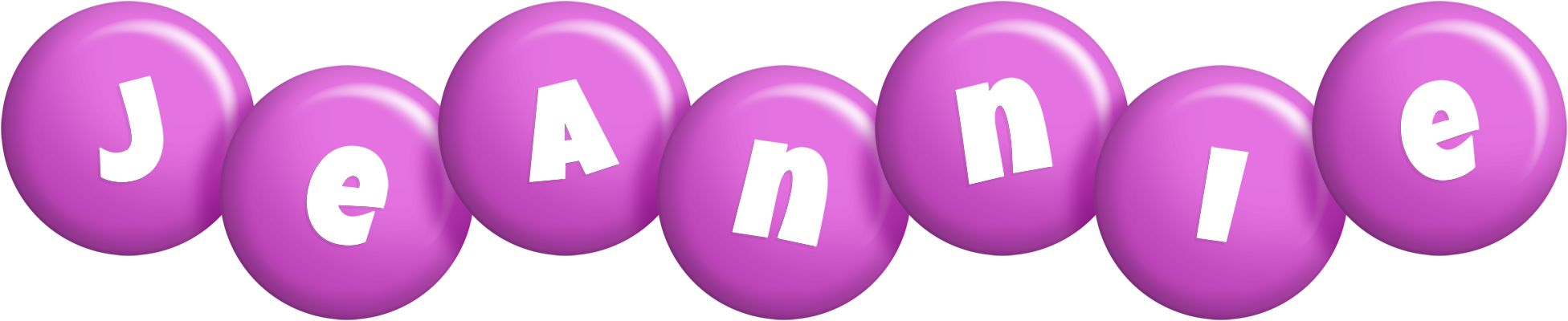 Jeannie candy-purple logo