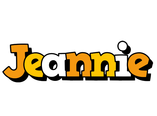 Jeannie cartoon logo