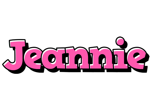 Jeannie girlish logo