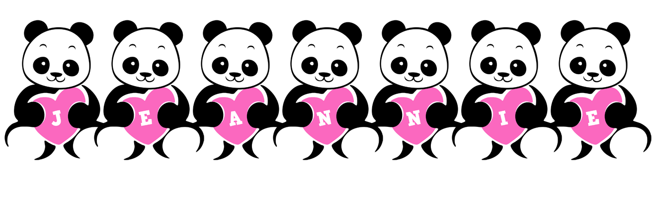 Jeannie love-panda logo
