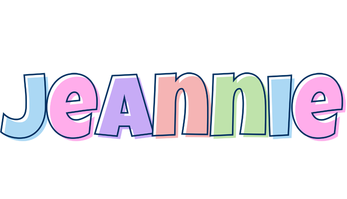 Jeannie pastel logo