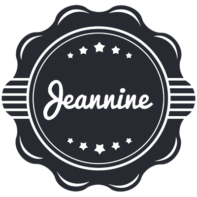 Jeannine badge logo