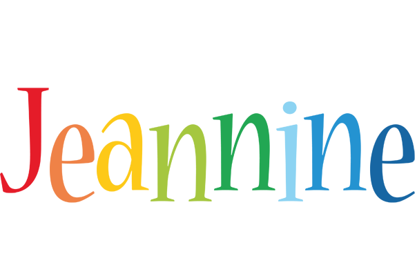 Jeannine birthday logo