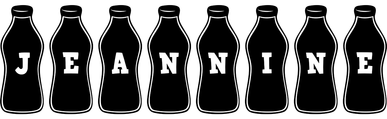 Jeannine bottle logo