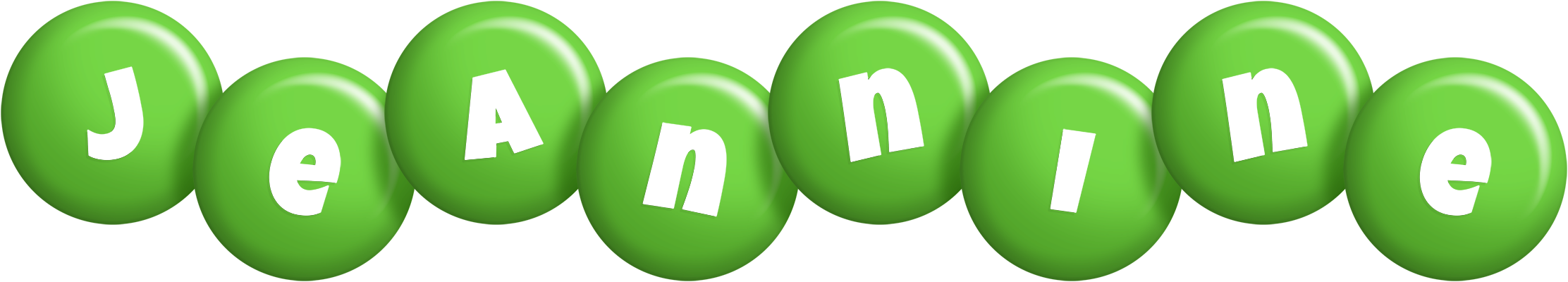 Jeannine candy-green logo