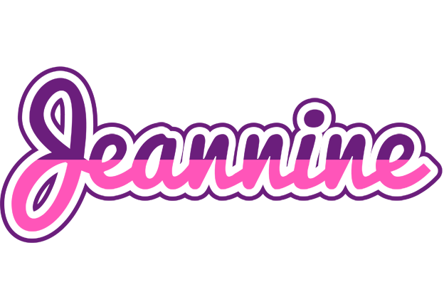 Jeannine cheerful logo