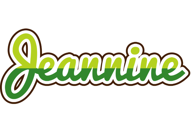 Jeannine golfing logo