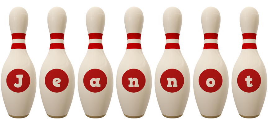 Jeannot bowling-pin logo