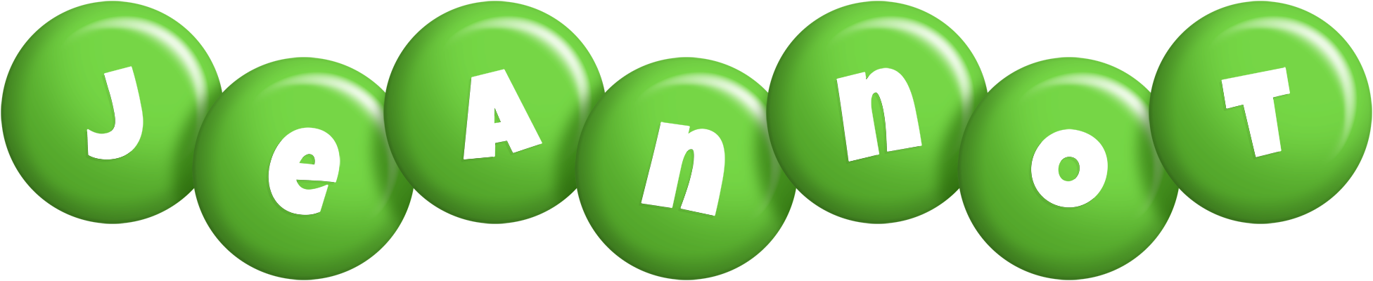 Jeannot candy-green logo