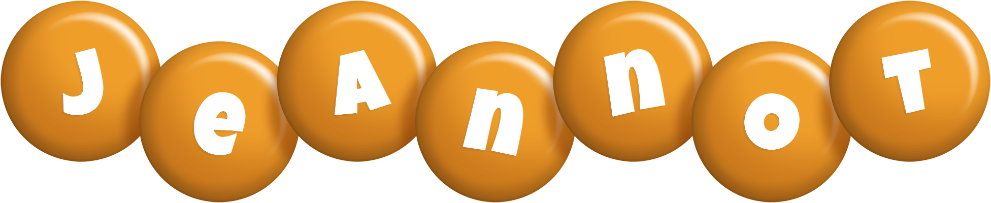 Jeannot candy-orange logo