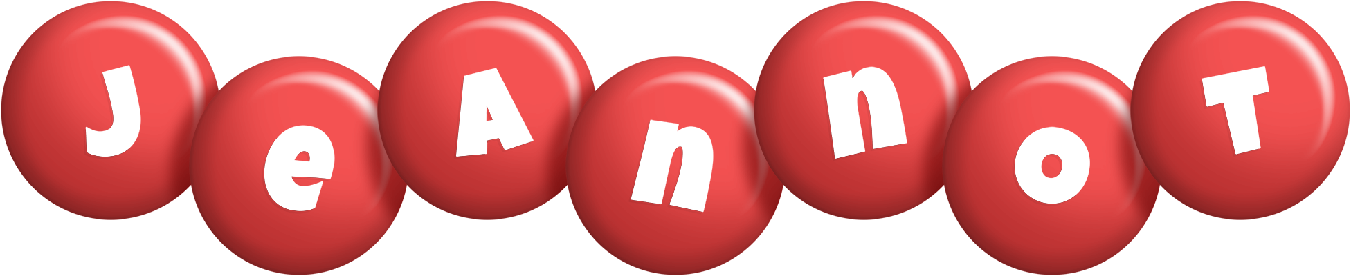 Jeannot candy-red logo