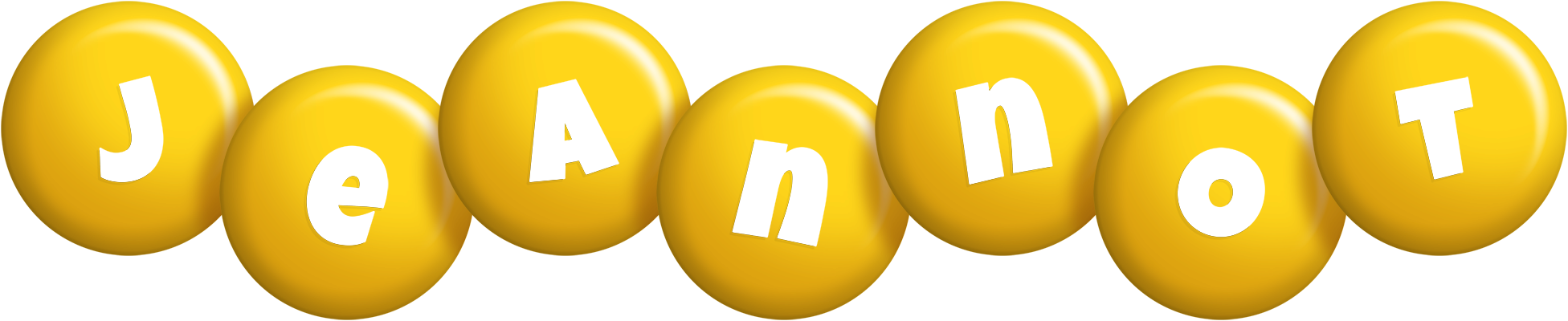 Jeannot candy-yellow logo
