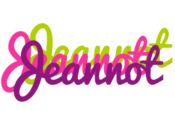 Jeannot flowers logo