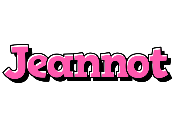 Jeannot girlish logo