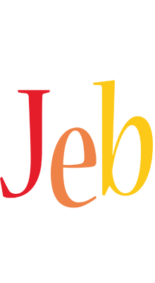 Jeb birthday logo