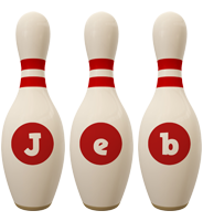 Jeb bowling-pin logo