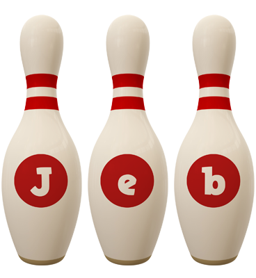 Jeb bowling-pin logo