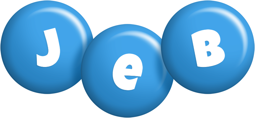 Jeb candy-blue logo
