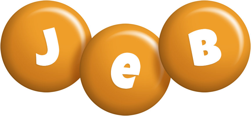 Jeb candy-orange logo