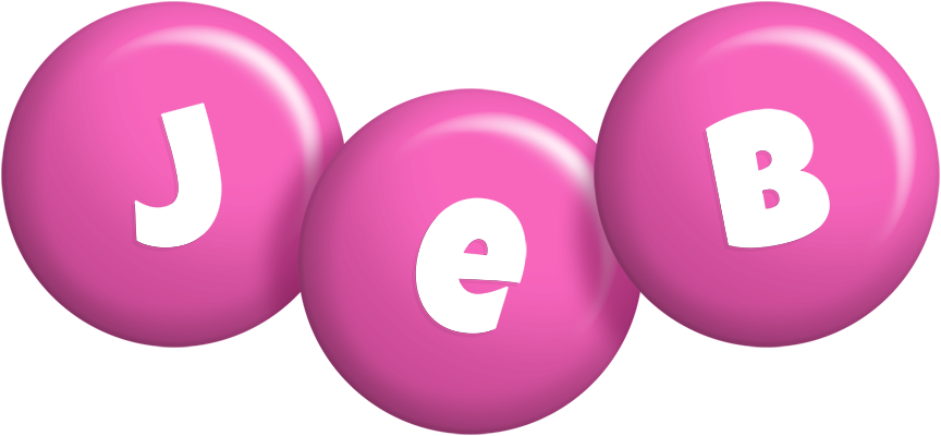 Jeb candy-pink logo