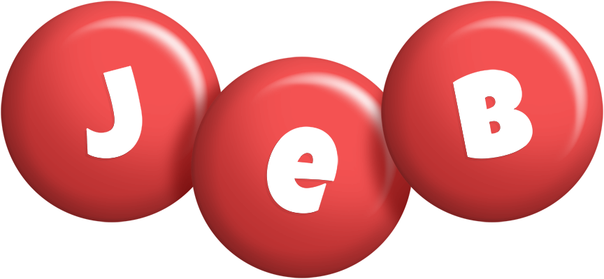 Jeb candy-red logo