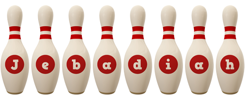 Jebadiah bowling-pin logo