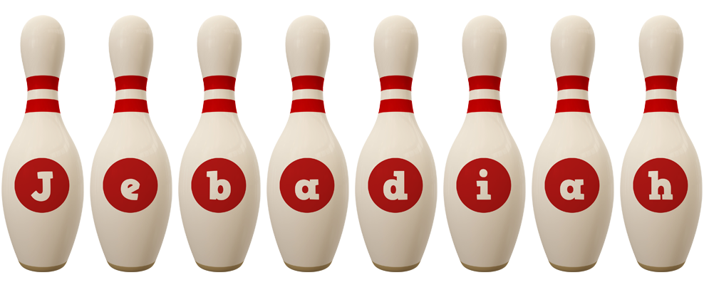 Jebadiah bowling-pin logo