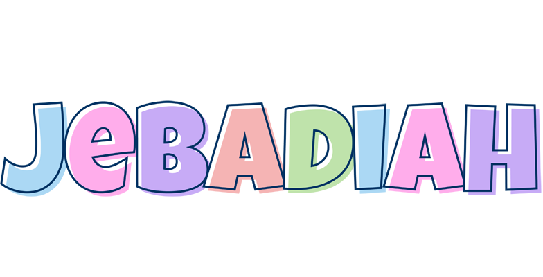 Jebadiah pastel logo