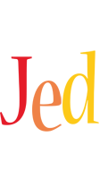 Jed birthday logo