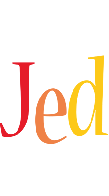 Jed birthday logo