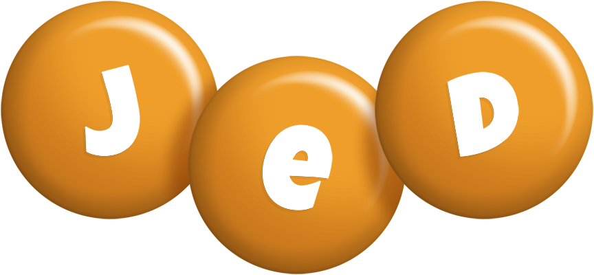 Jed candy-orange logo