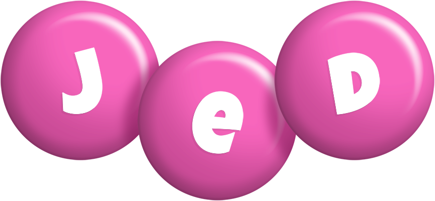 Jed candy-pink logo