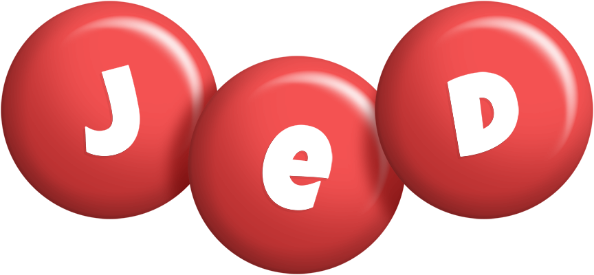 Jed candy-red logo