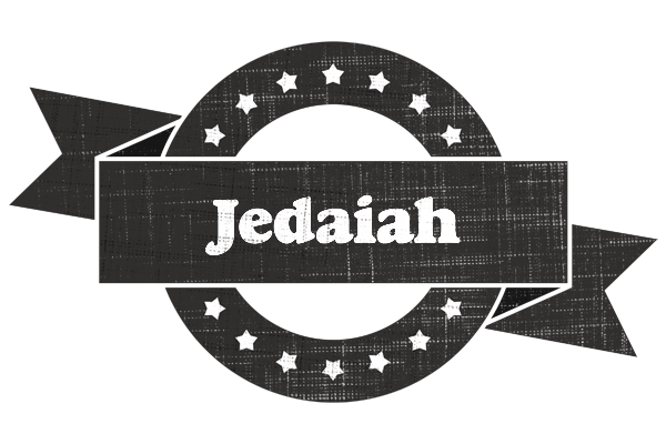 Jedaiah grunge logo