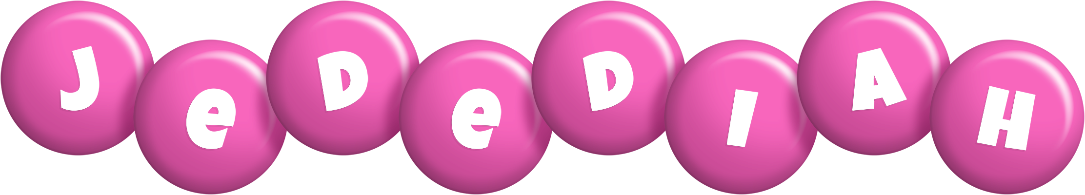 Jedediah candy-pink logo