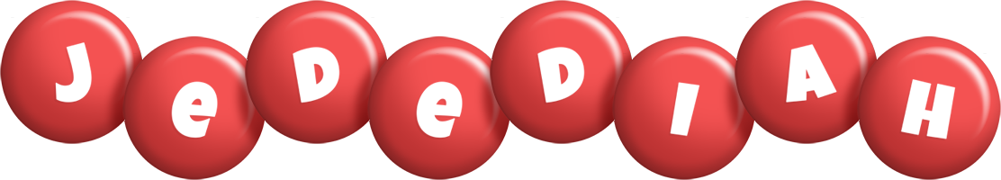 Jedediah candy-red logo